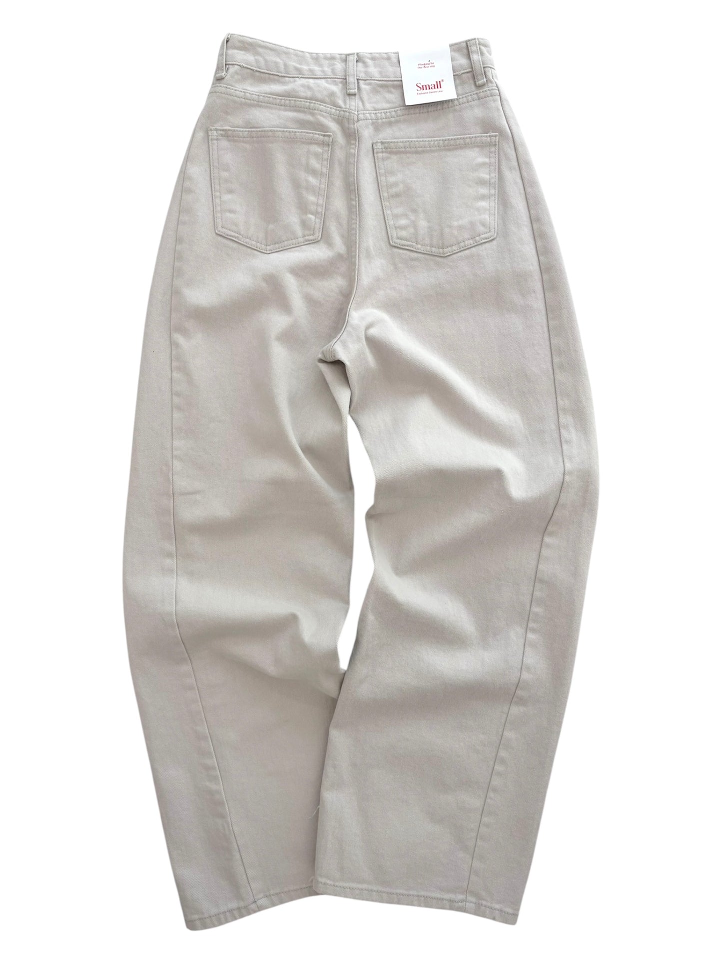 Pigment color wide denim