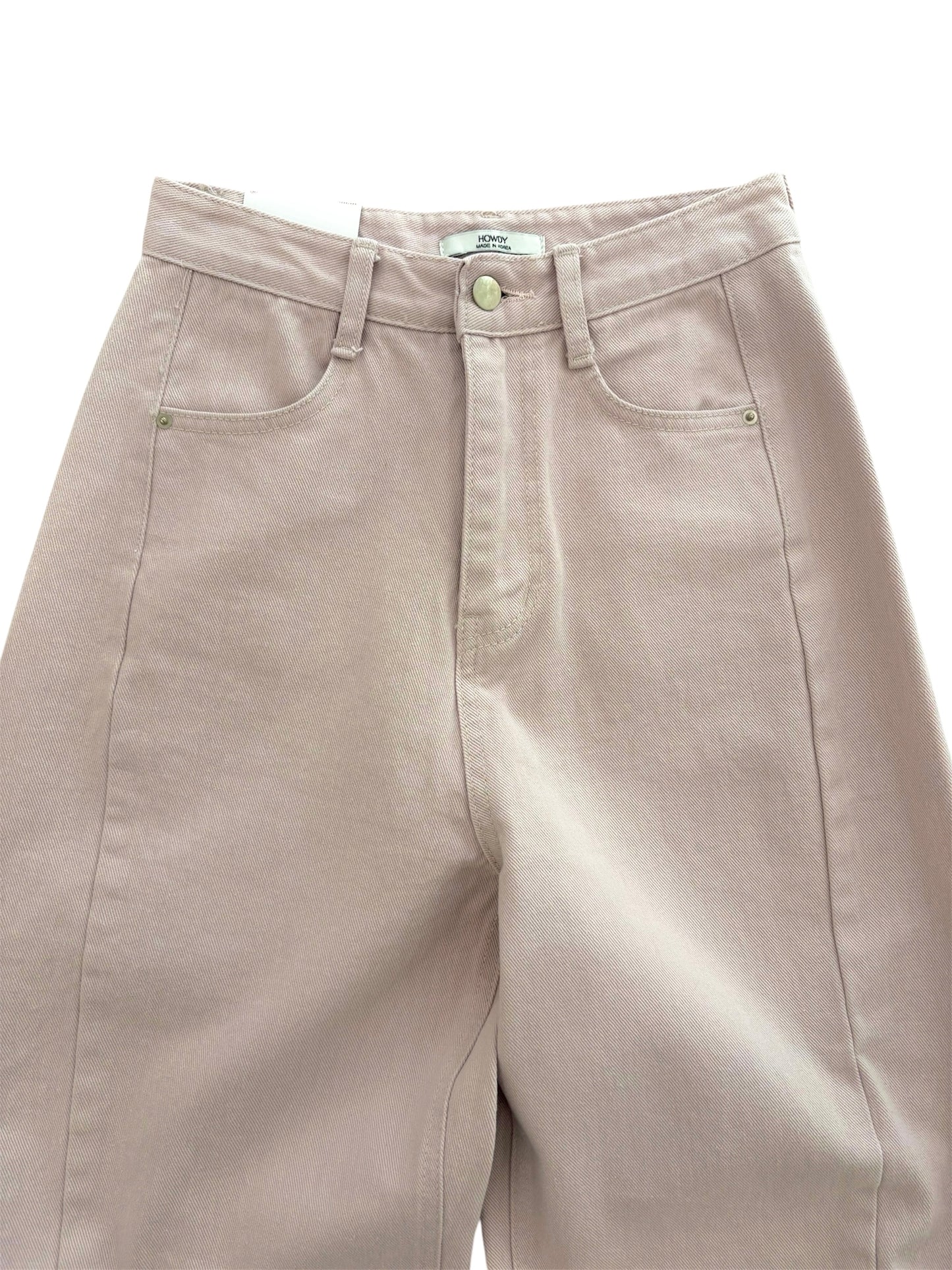 Pigment color wide denim