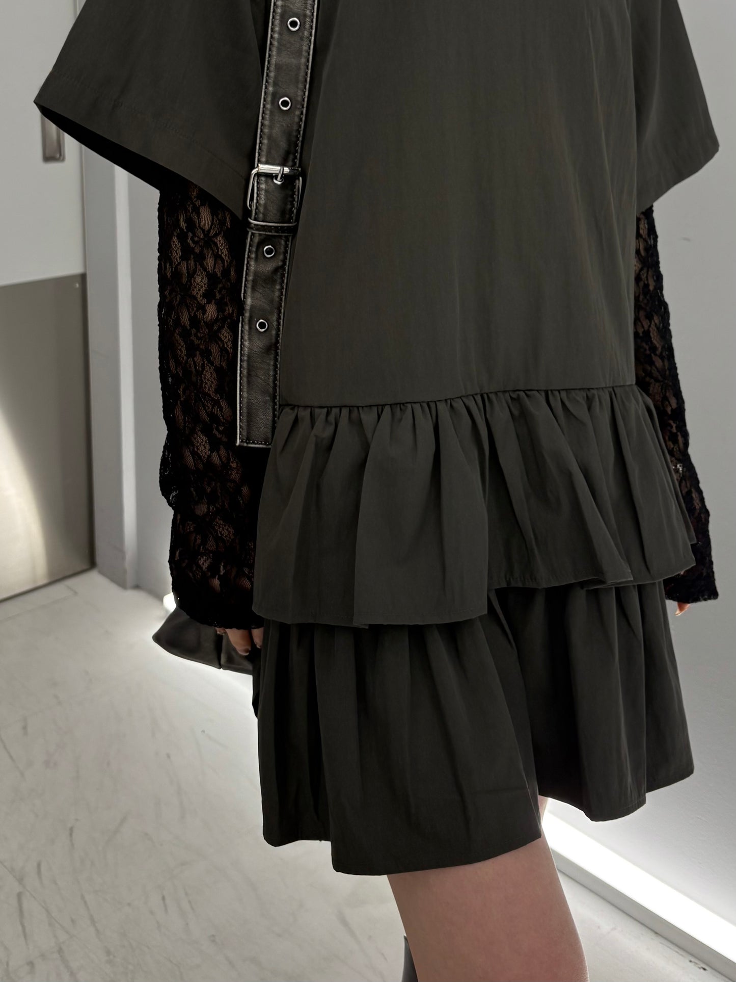 Ruffle shirt op