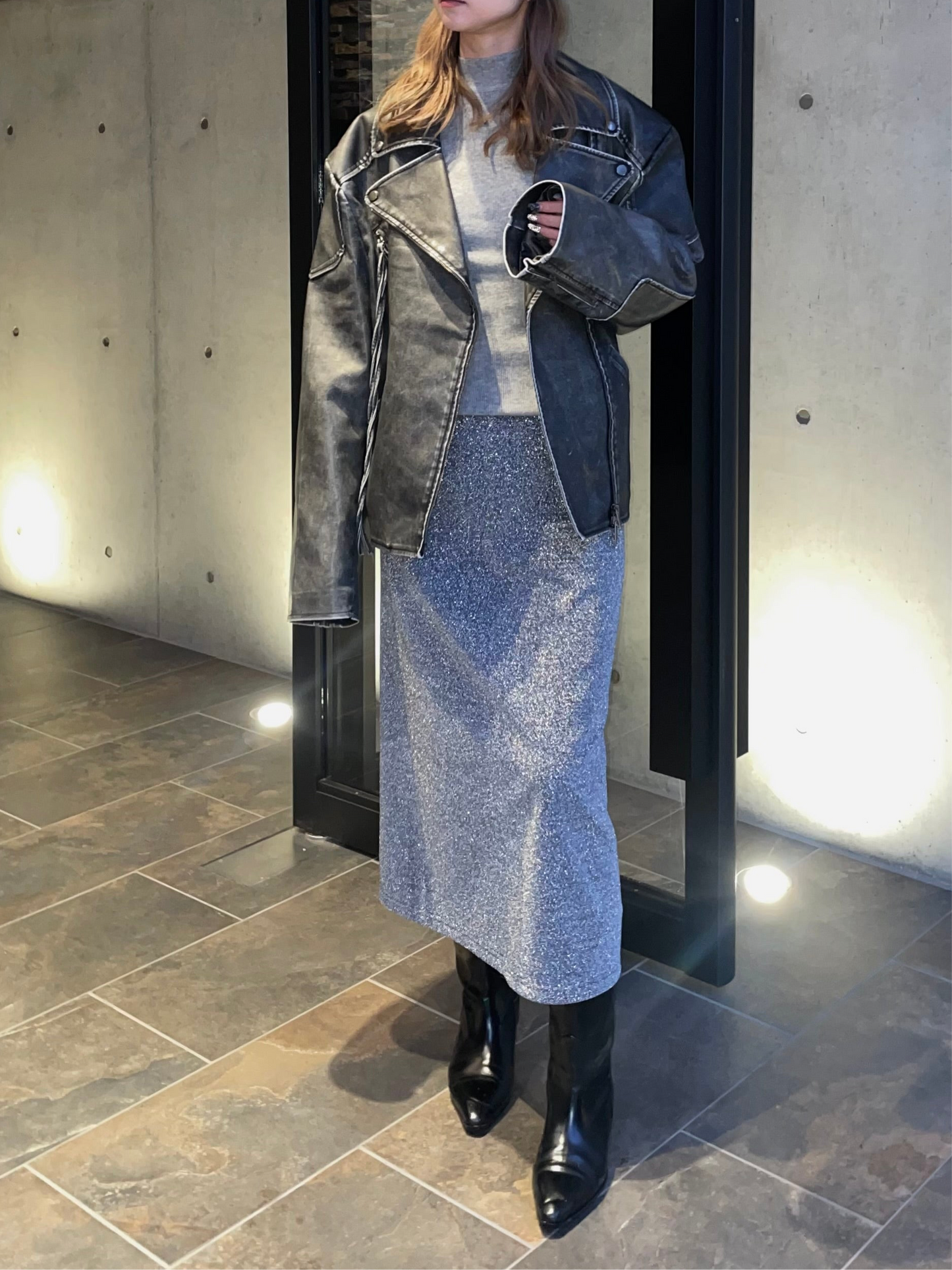 I LINE LONG SKIRT