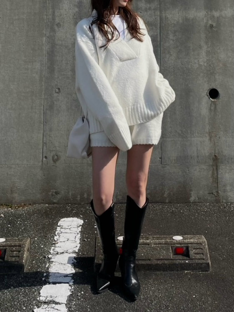 V/N KNIT SET UP