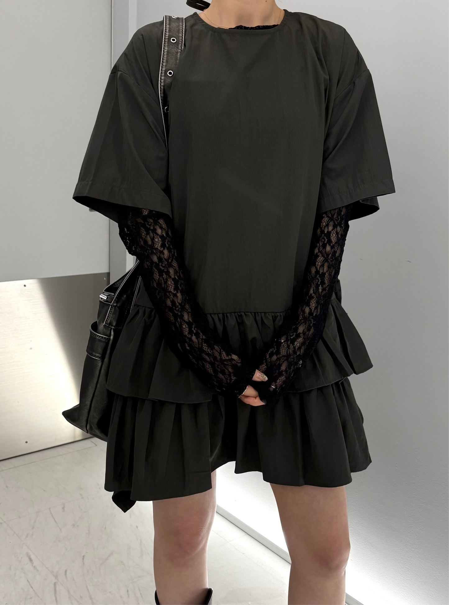 Ruffle shirt op