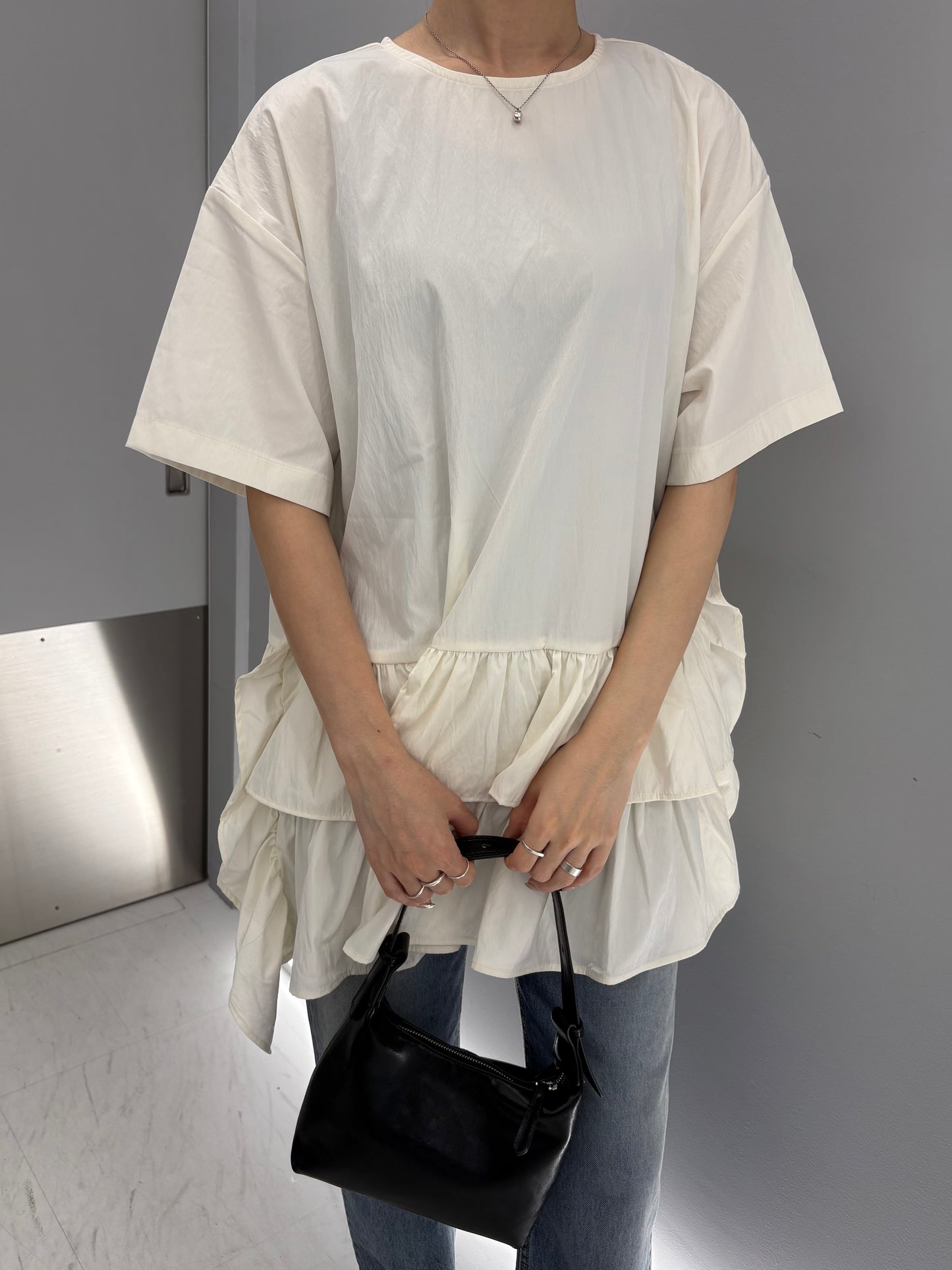 Ruffle shirt op