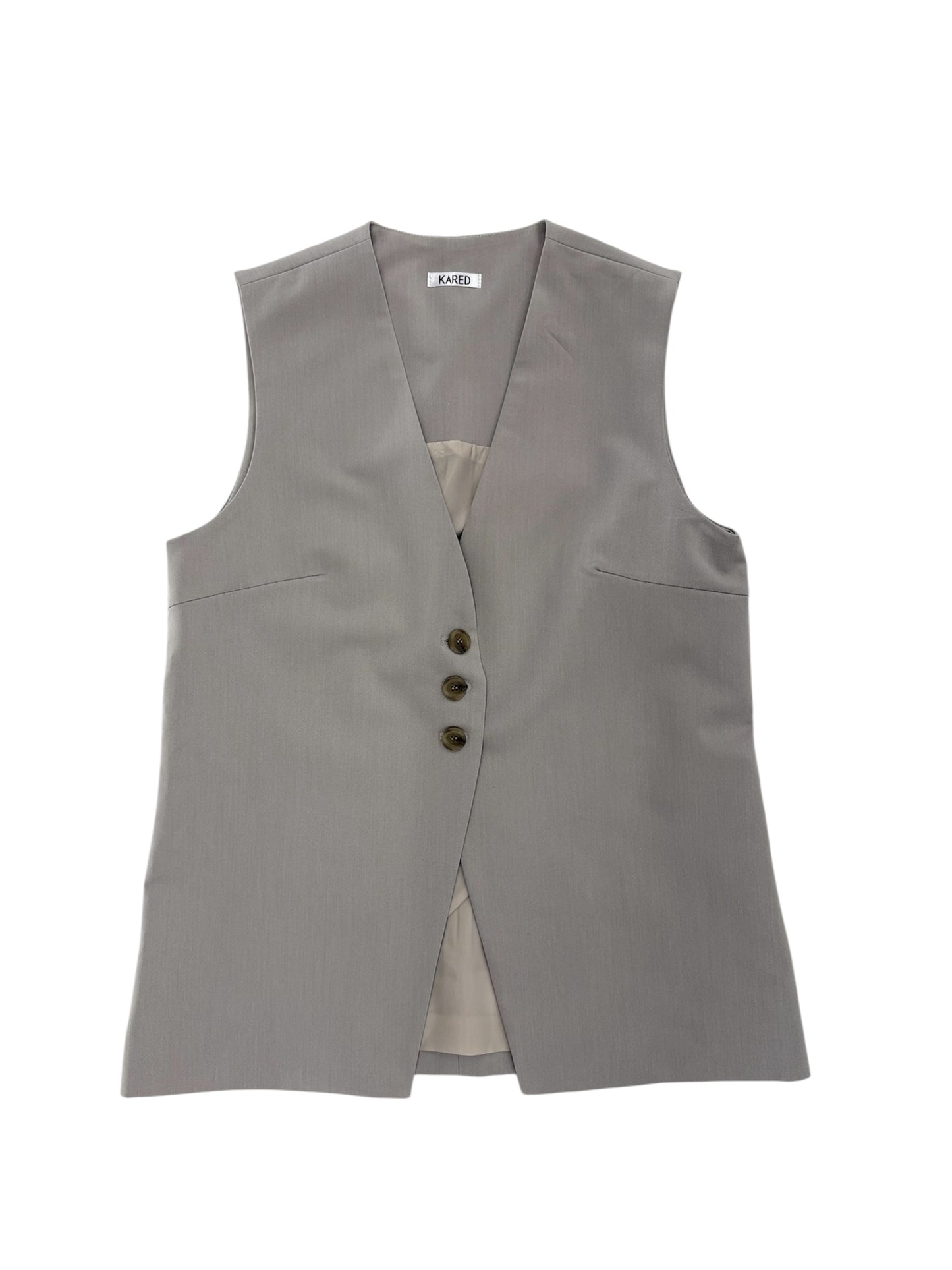 Basic long vest