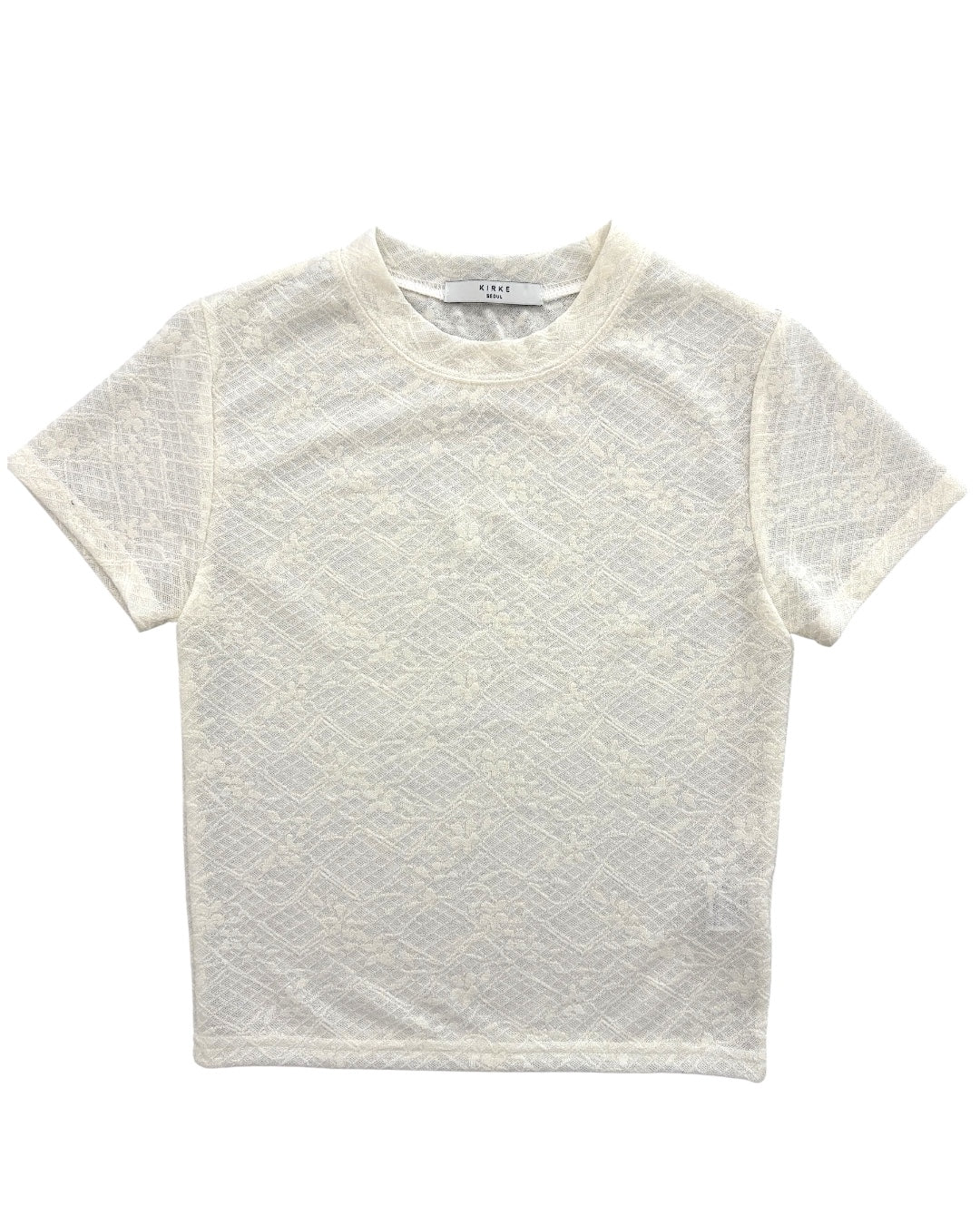 Lace sheer T-shirt