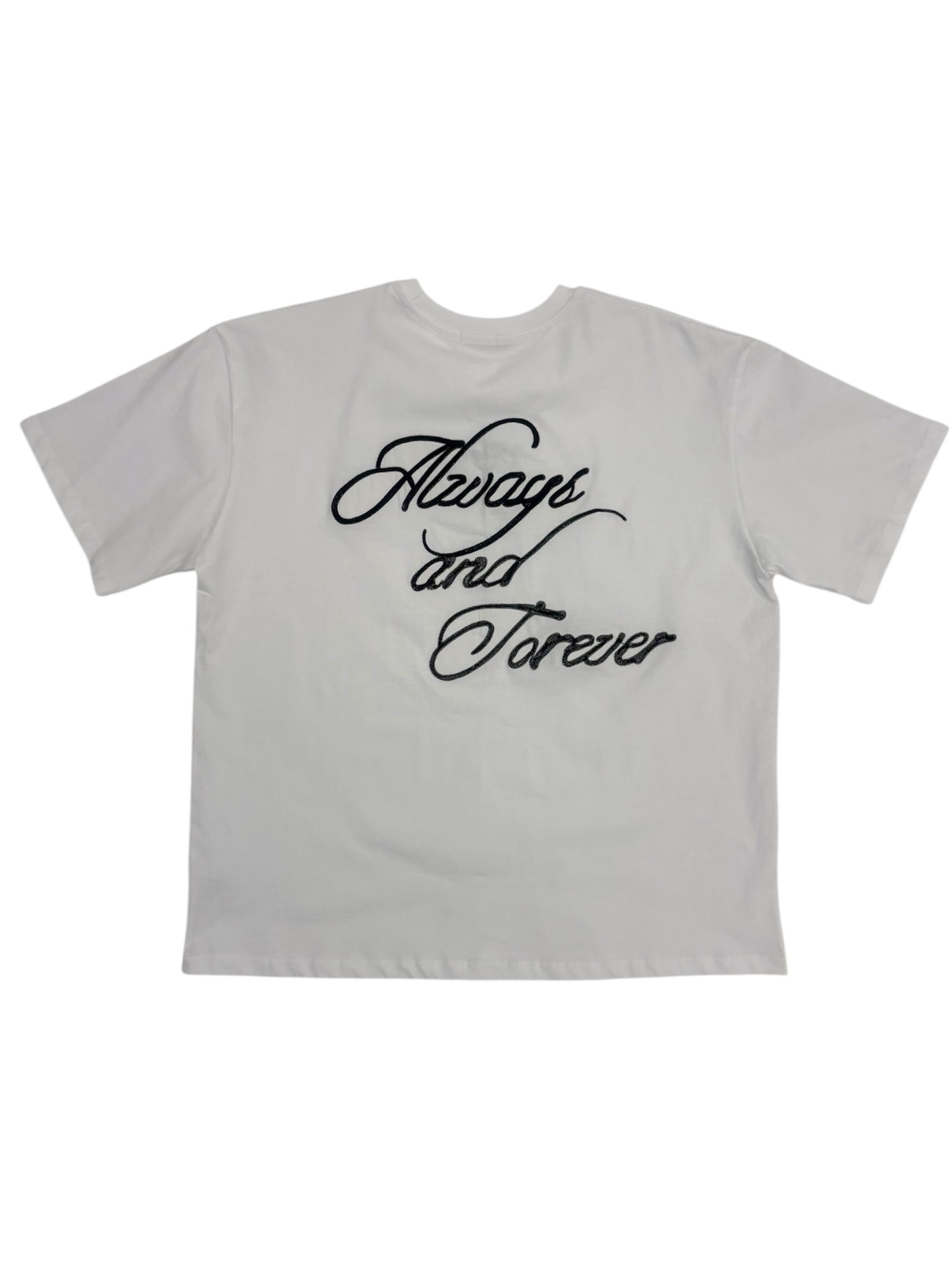 Back embroidery T-shirt