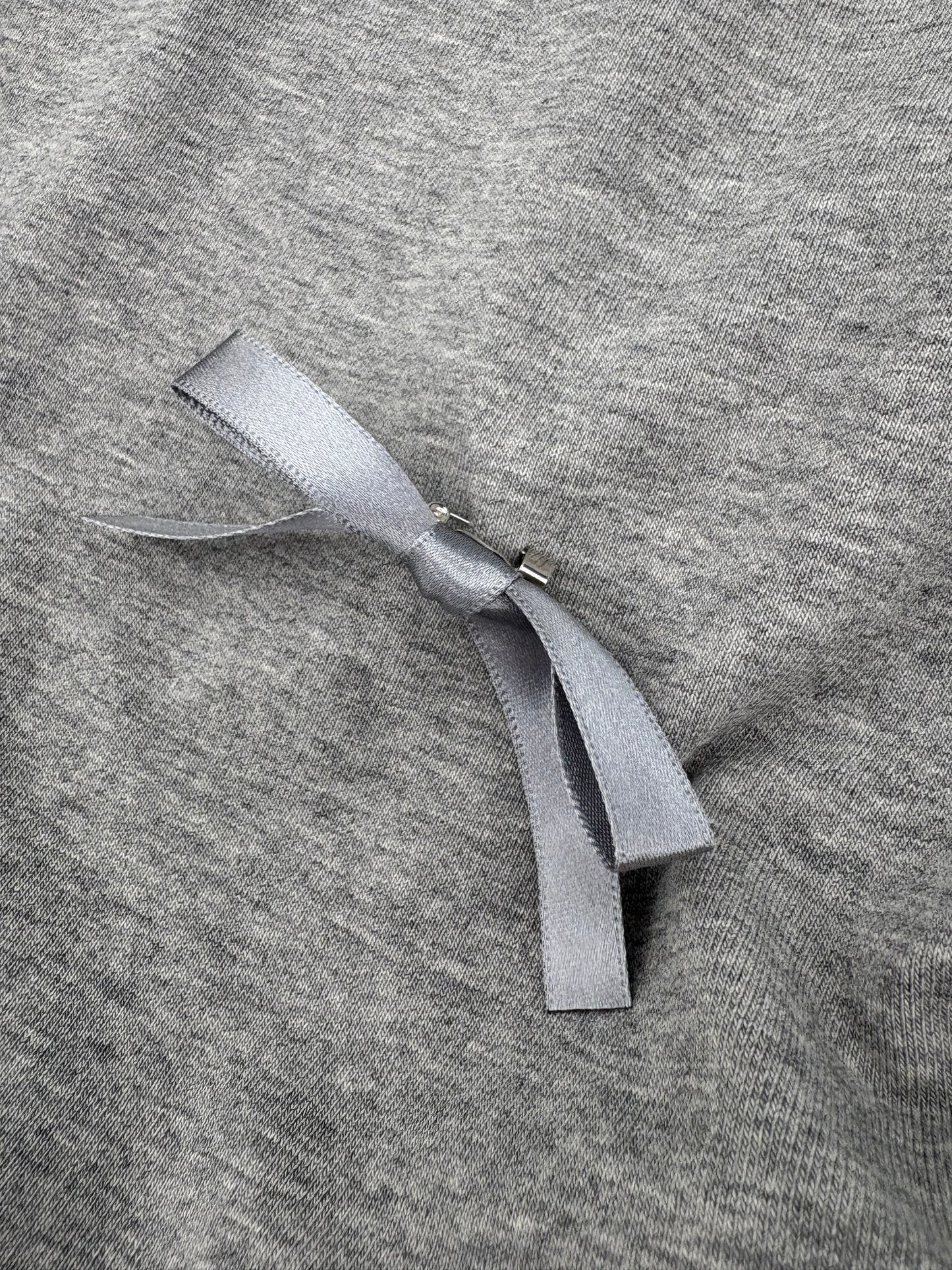 Ribbon shirring T-shirt