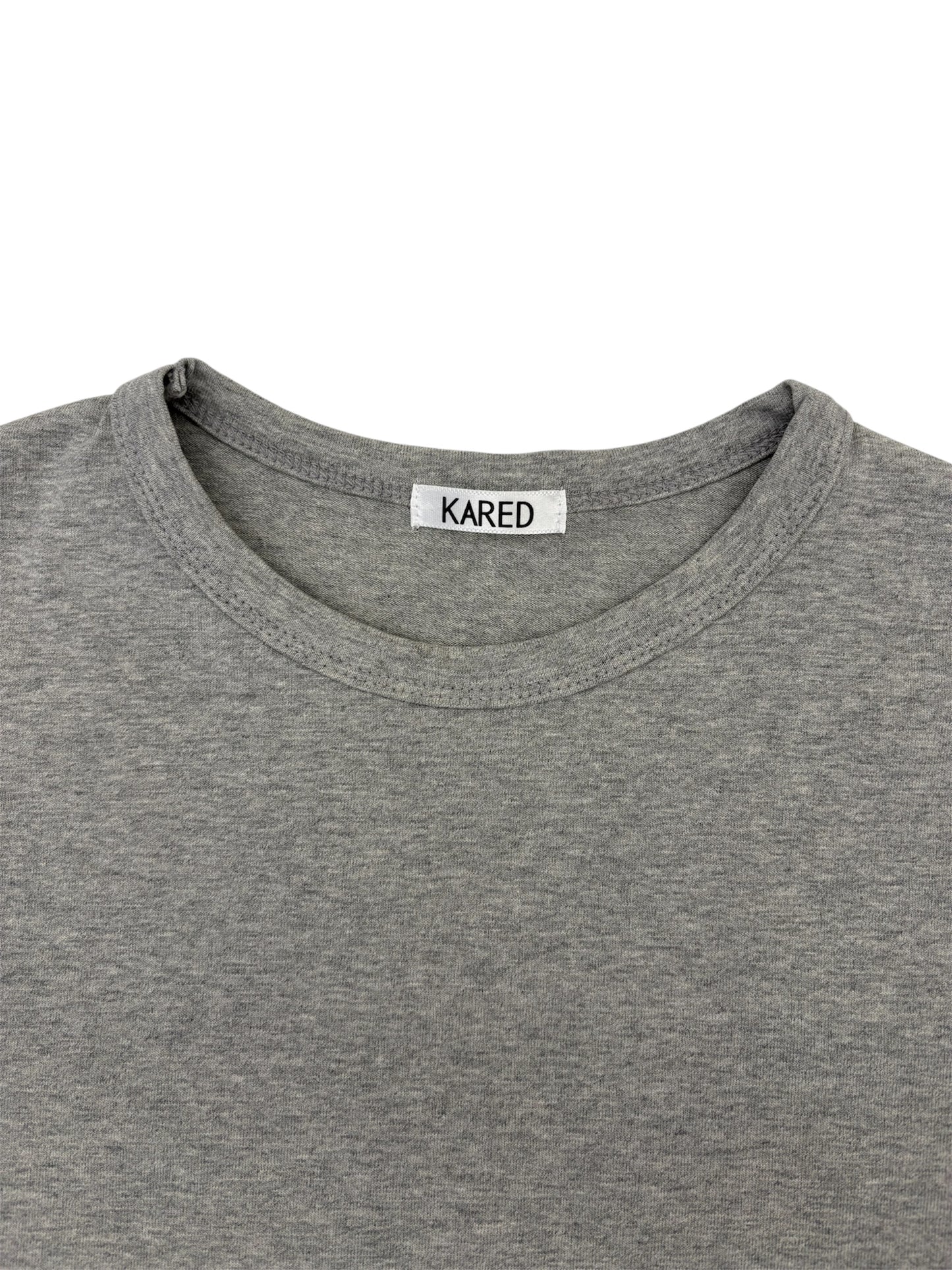 Ribbon shirring T-shirt