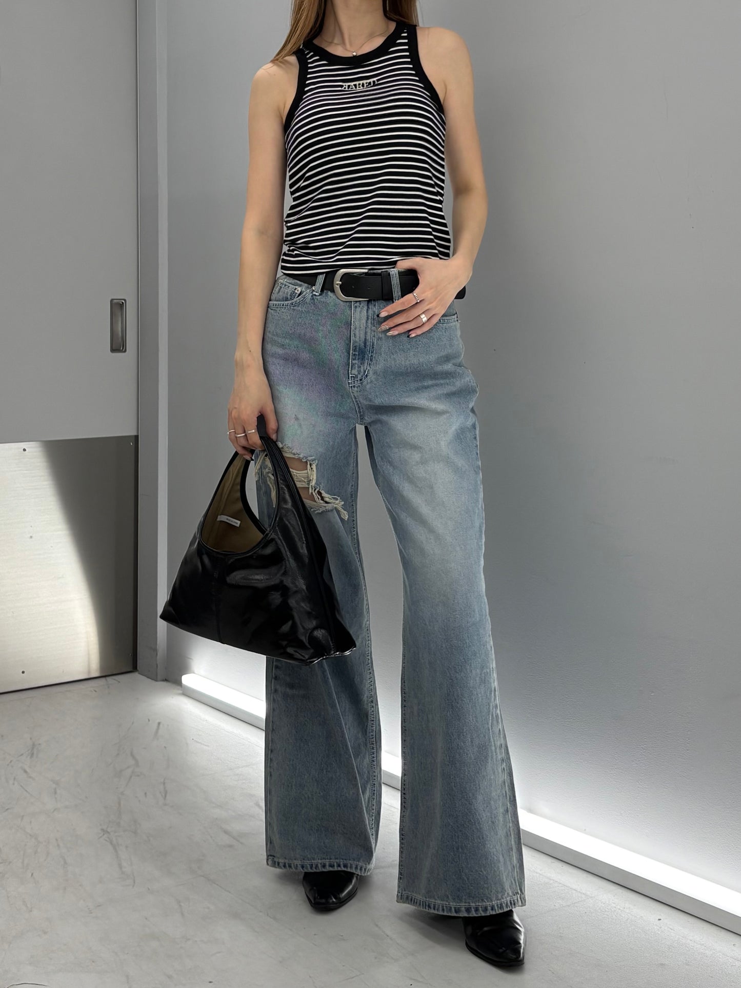 Cow leather bag