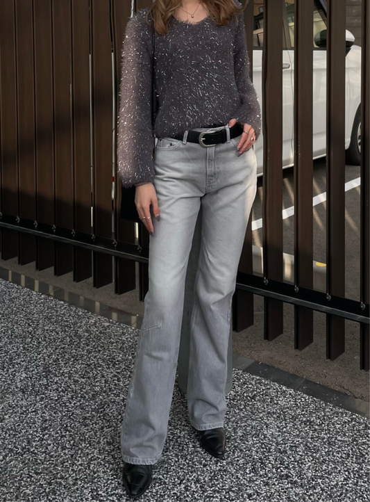 GLITTER SHAGGY KNIT