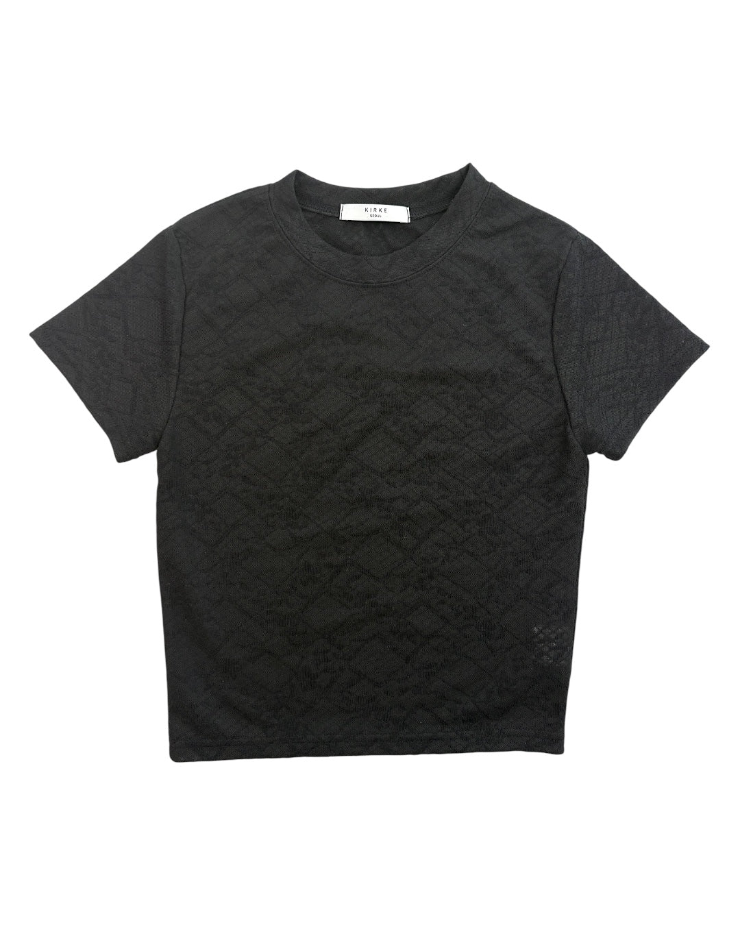 Lace sheer T-shirt