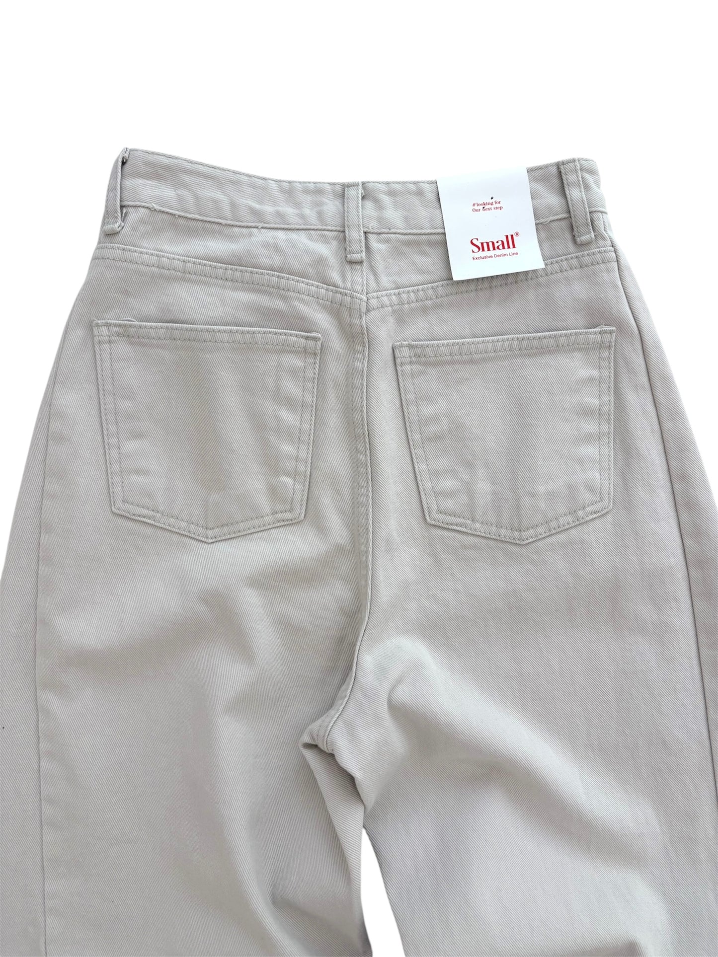 Pigment color wide denim
