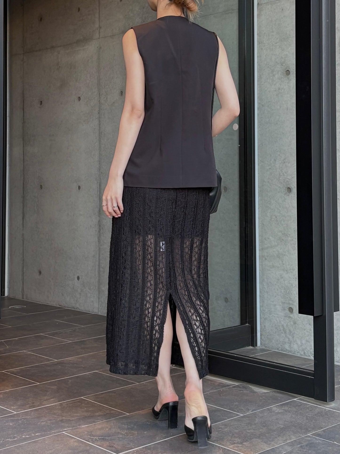 lace i line skirt