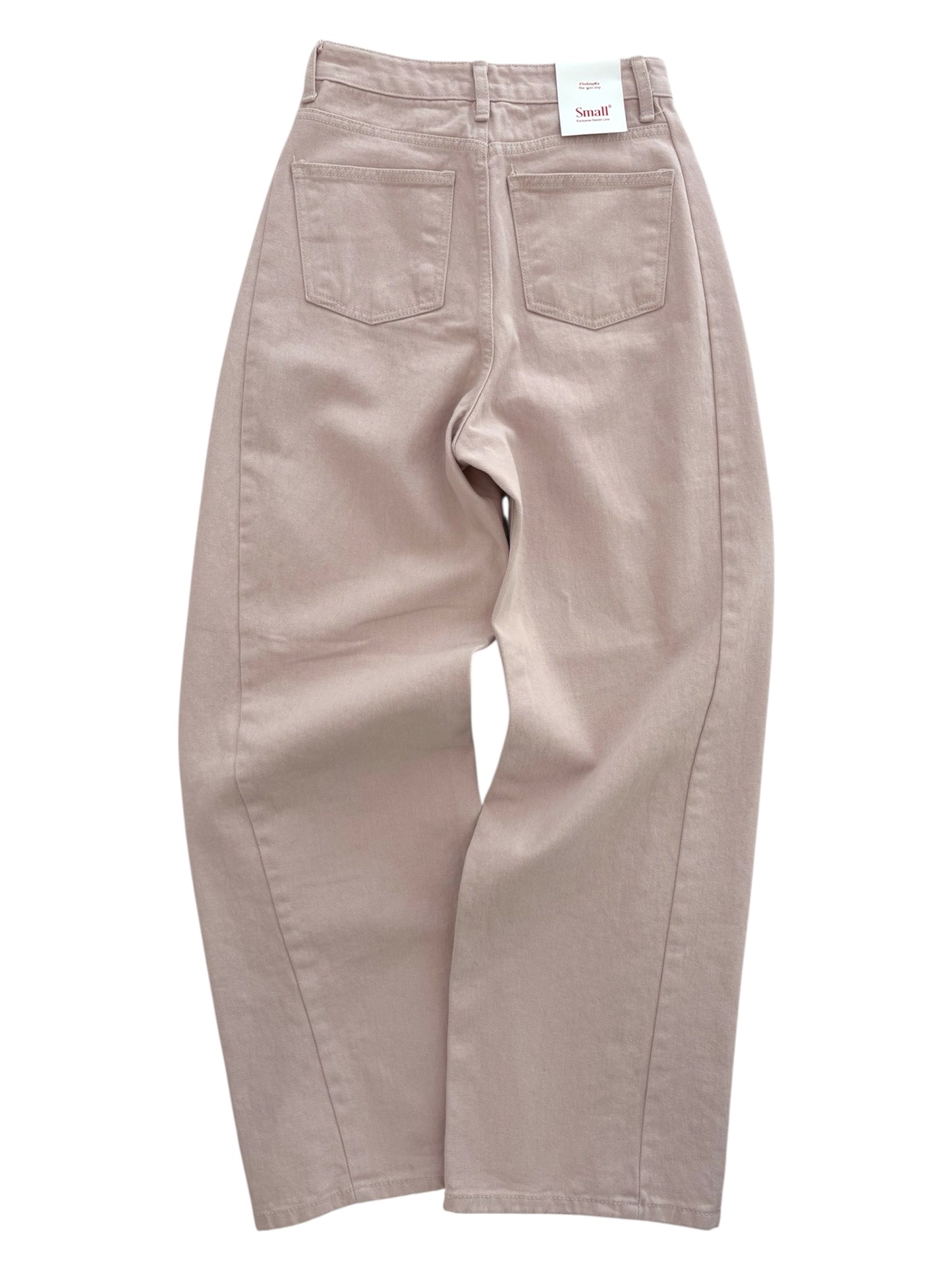 Pigment color wide denim