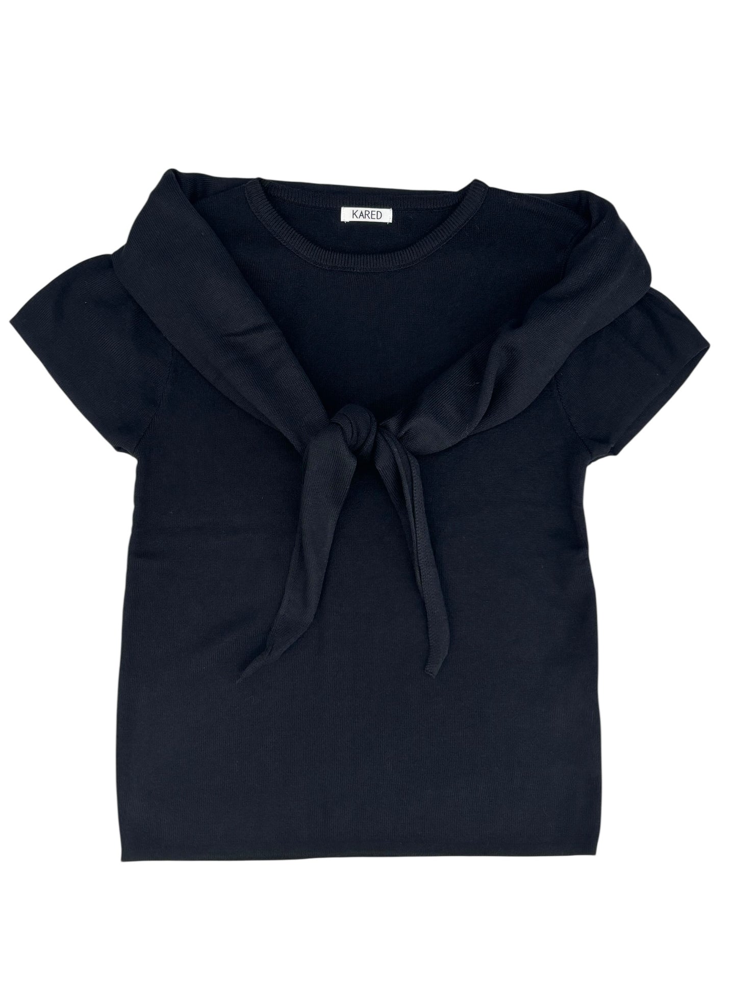 Scarf half knit tops