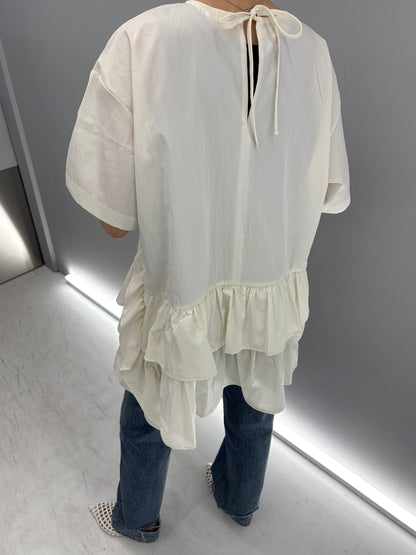 Ruffle shirt op