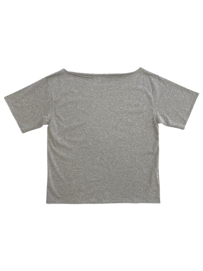 Boatneck cut T-shirt