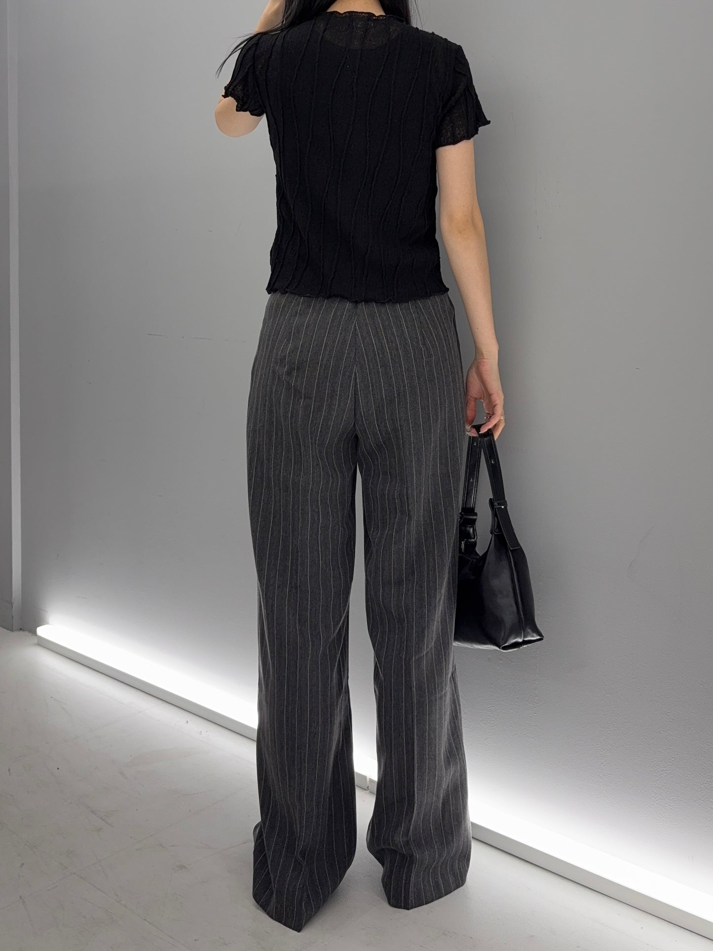Sheer twist tops