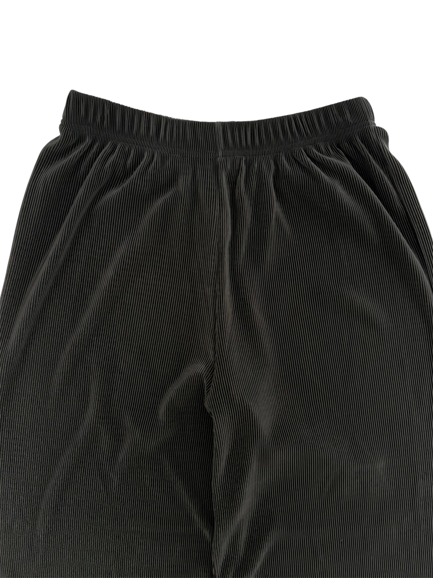 ブラック プリーツパンツ レディース ウエストゴム リラックスパンツ 春夏 韓国ファッション KARED