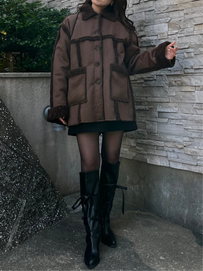 LACE UP LONG BOOTS