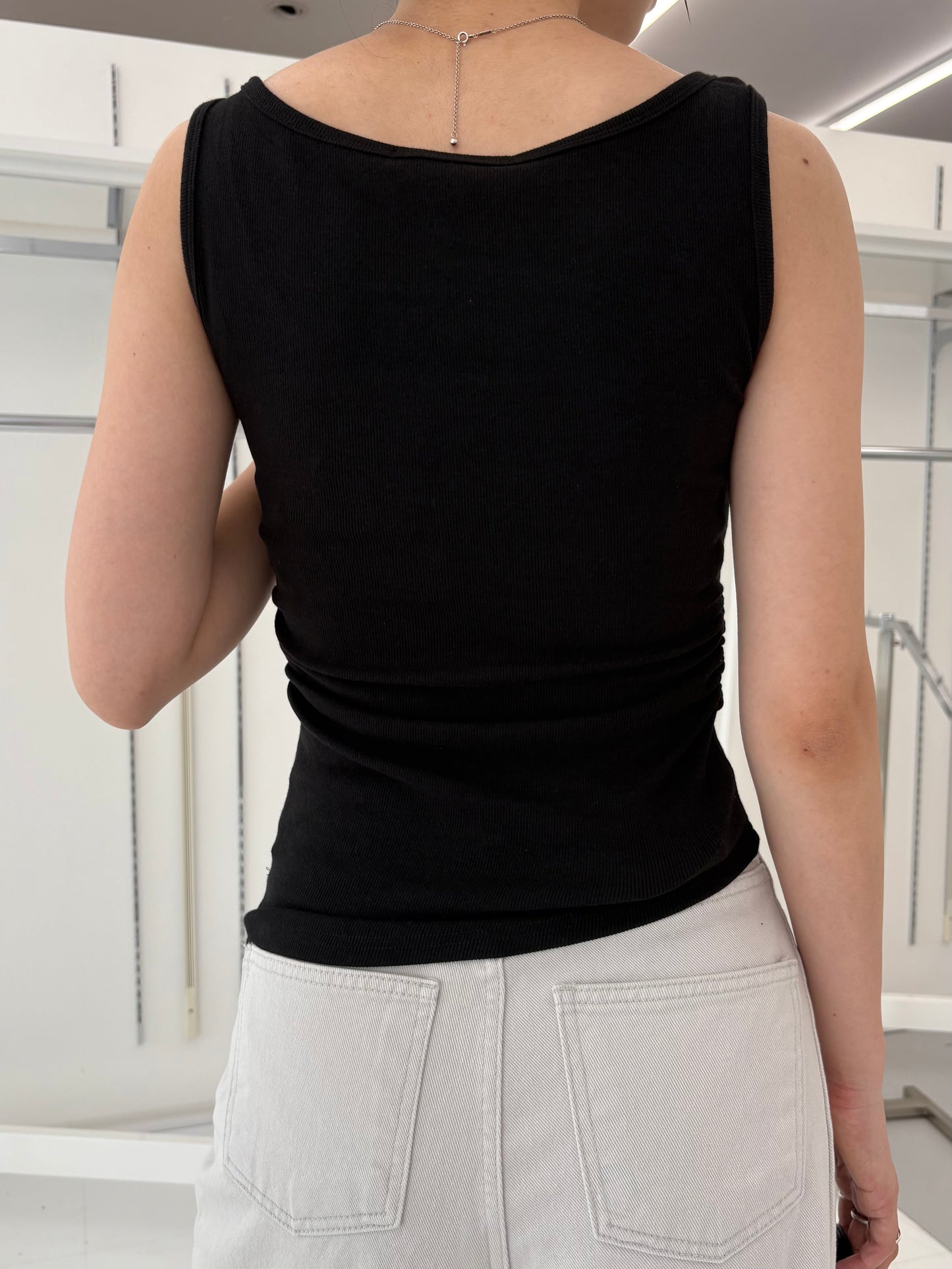 Asymmetry tank top