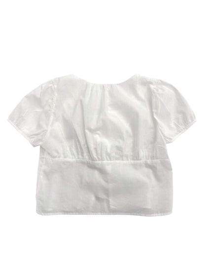 Front ribbon blouse