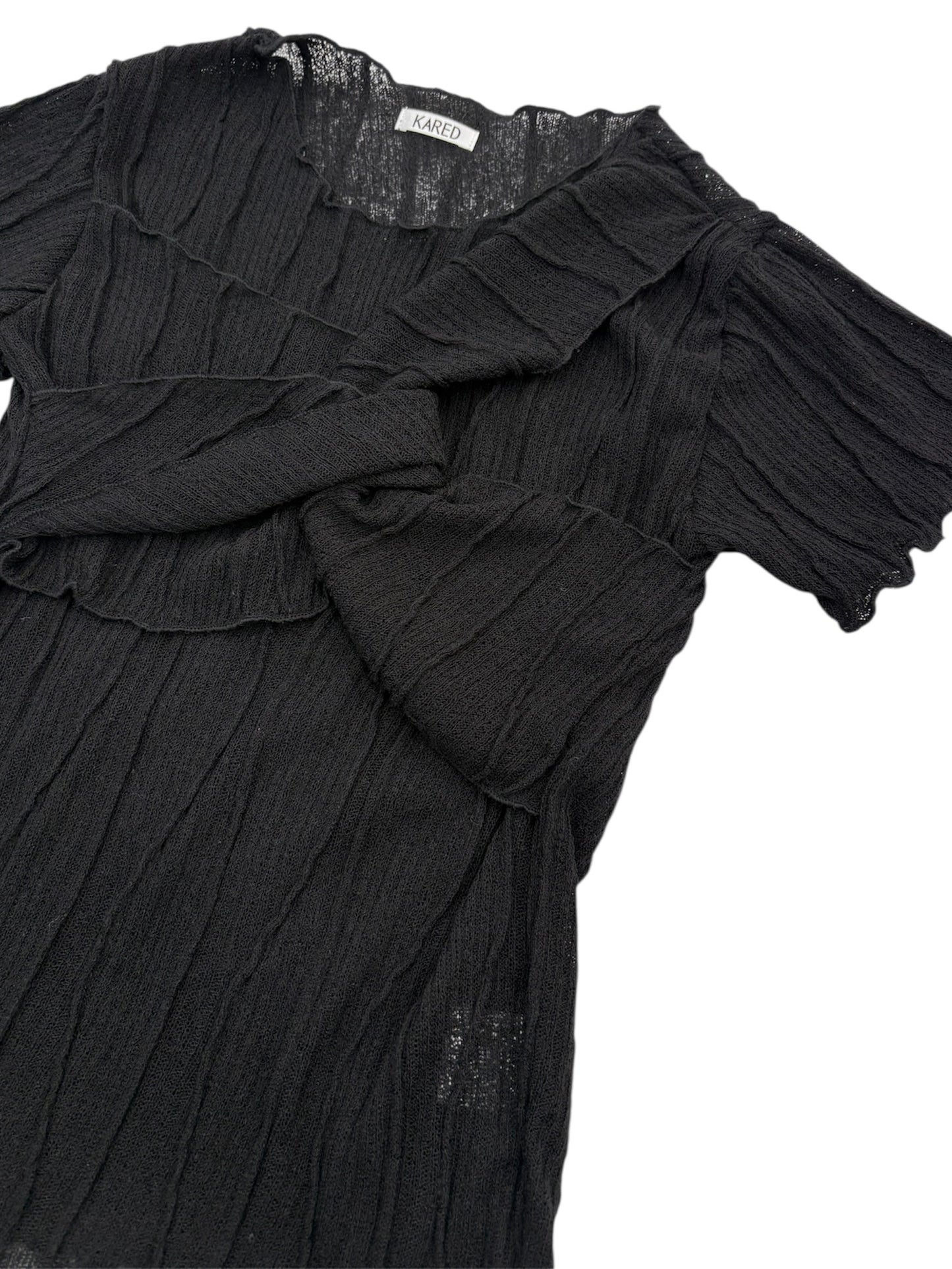 Sheer twist tops