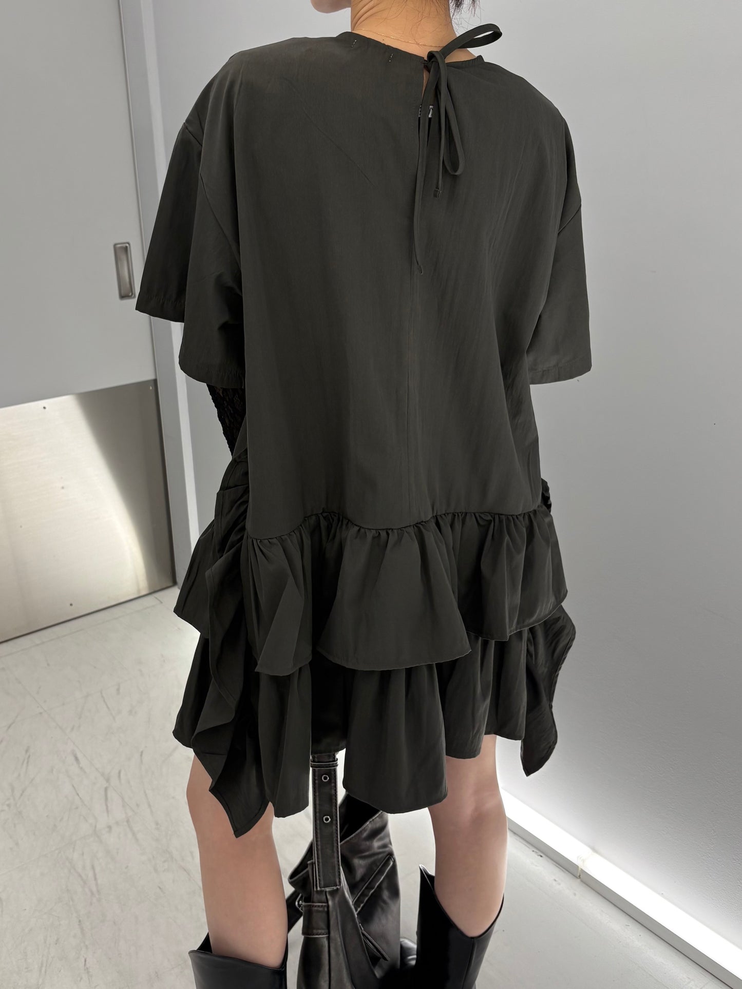 Ruffle shirt op