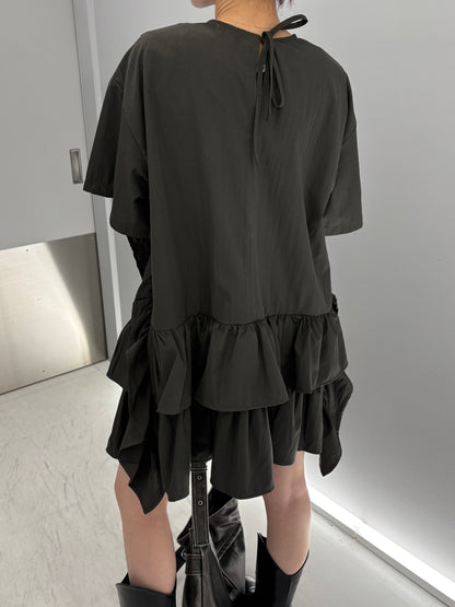 Ruffle shirt op