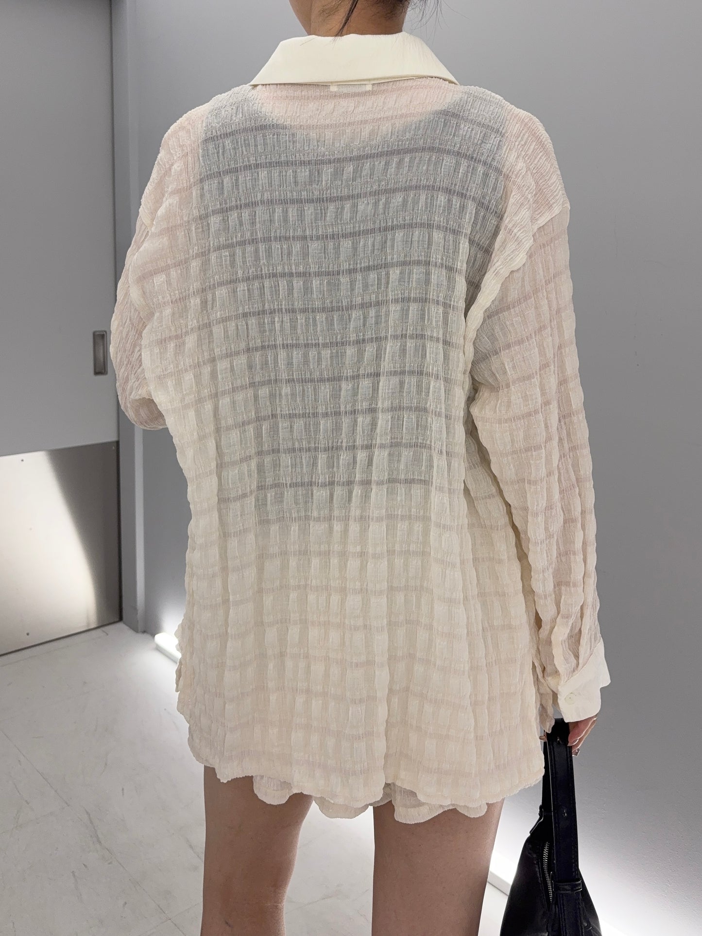 Sheer relax shirt