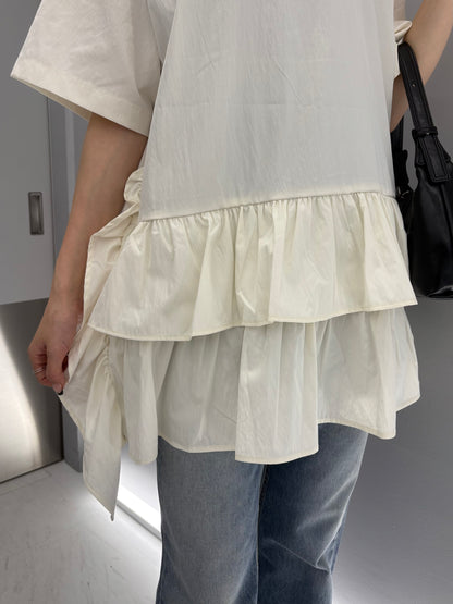 Ruffle shirt op