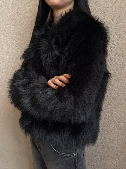 Soft fur jacket