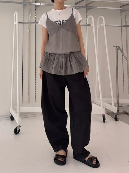 Seethrough layerd cami