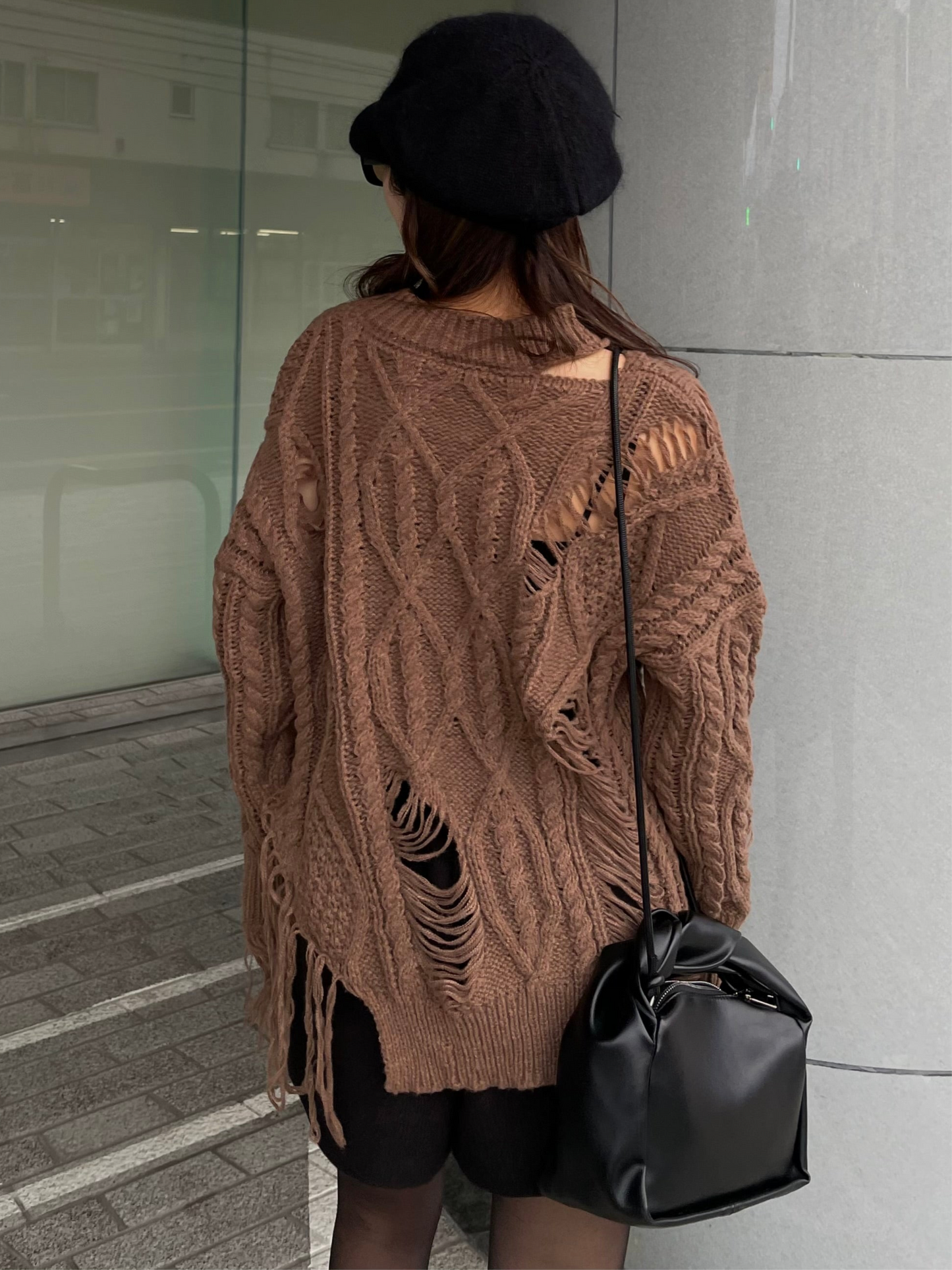 FRINGE OVER KNIT