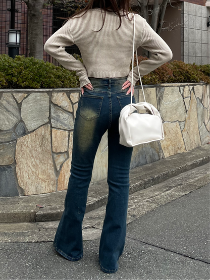 ASYMMETRY KNIT TOPS
