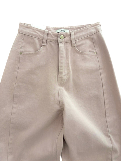 Pigment color wide denim