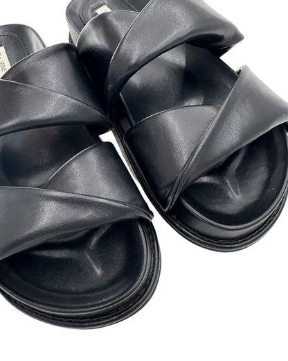 Cross wide sandal