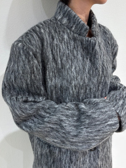 Wool over half coat