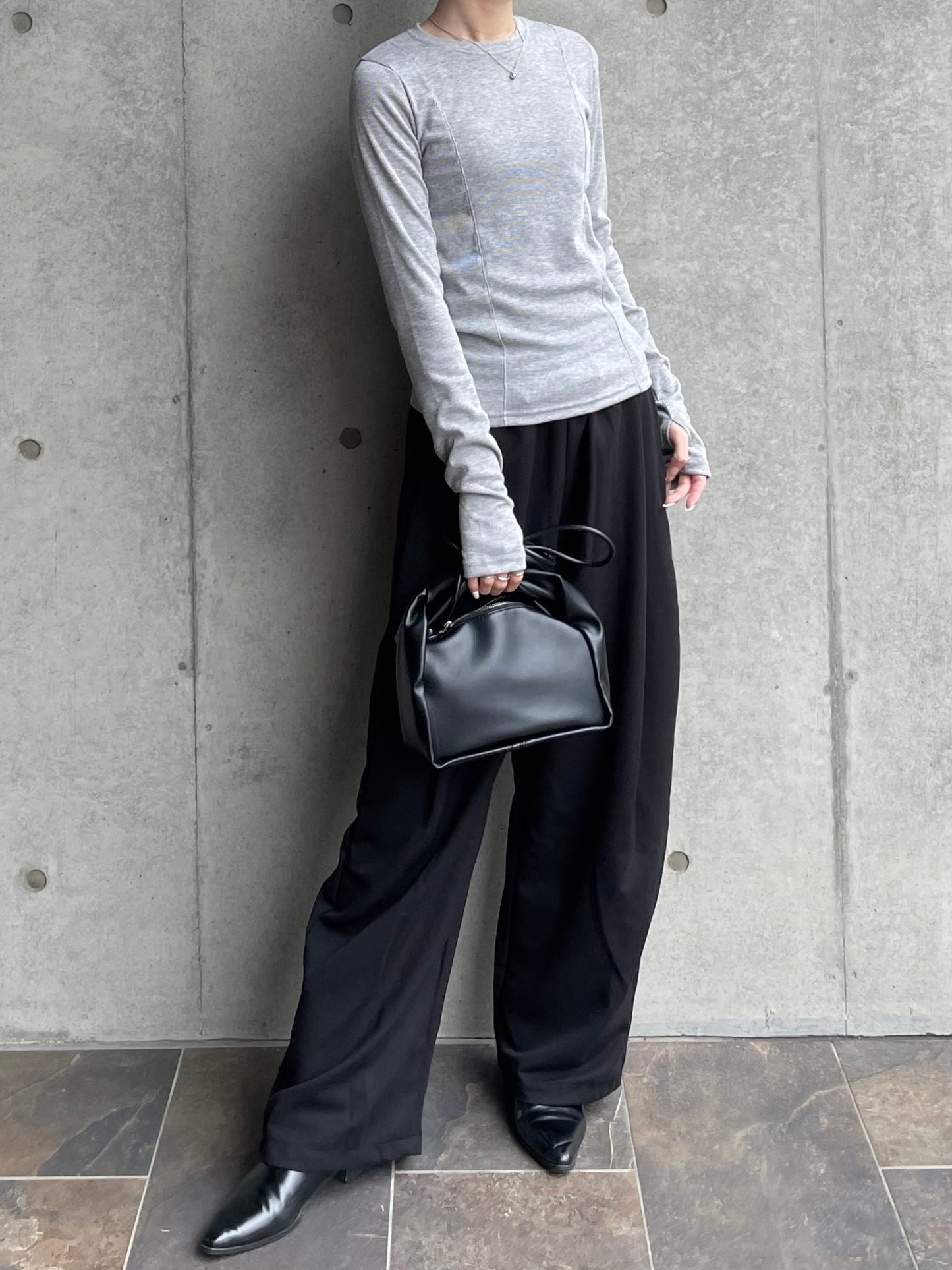 THUMBHOLE RIB TOPS