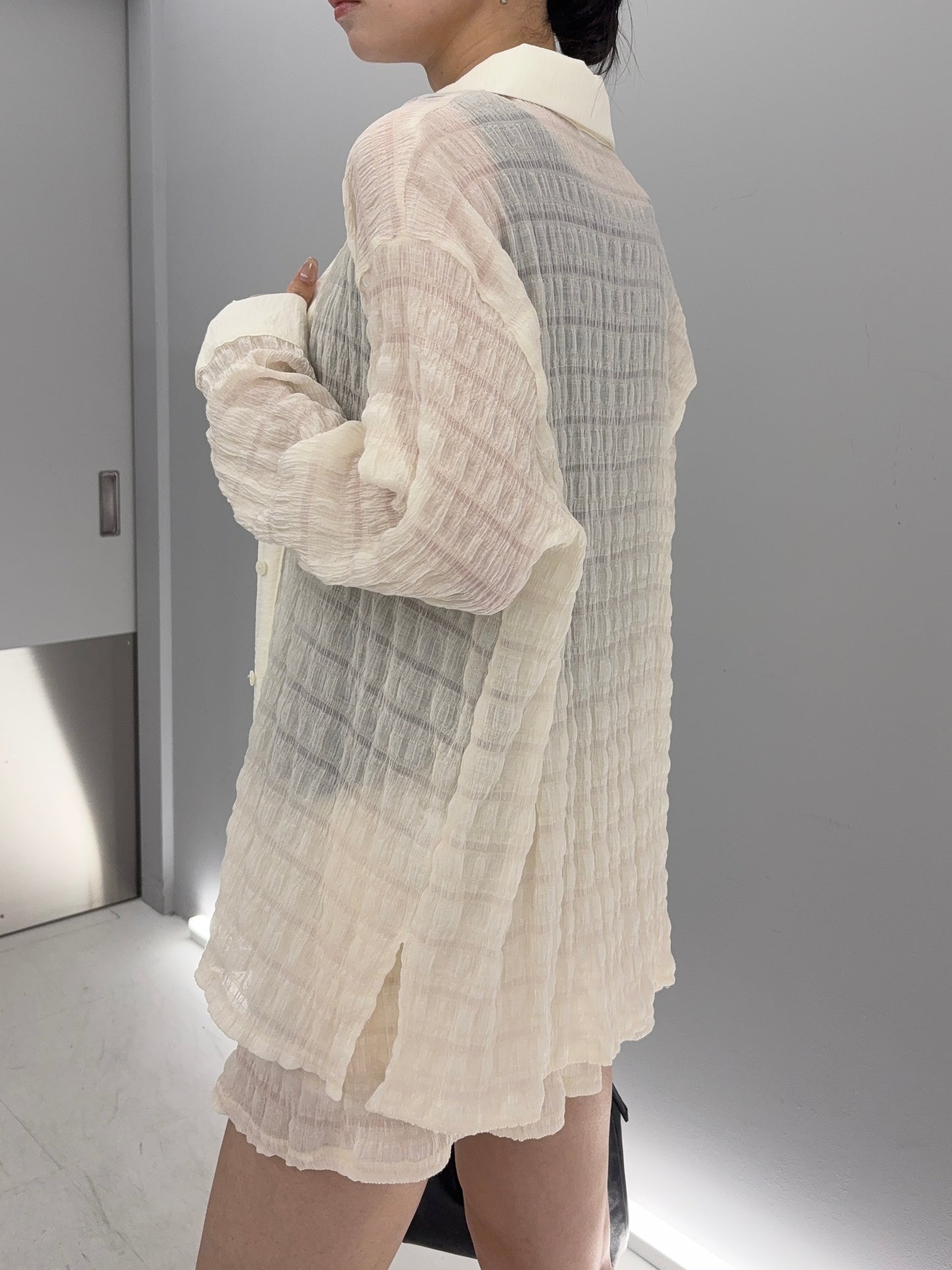 Sheer relax shirt