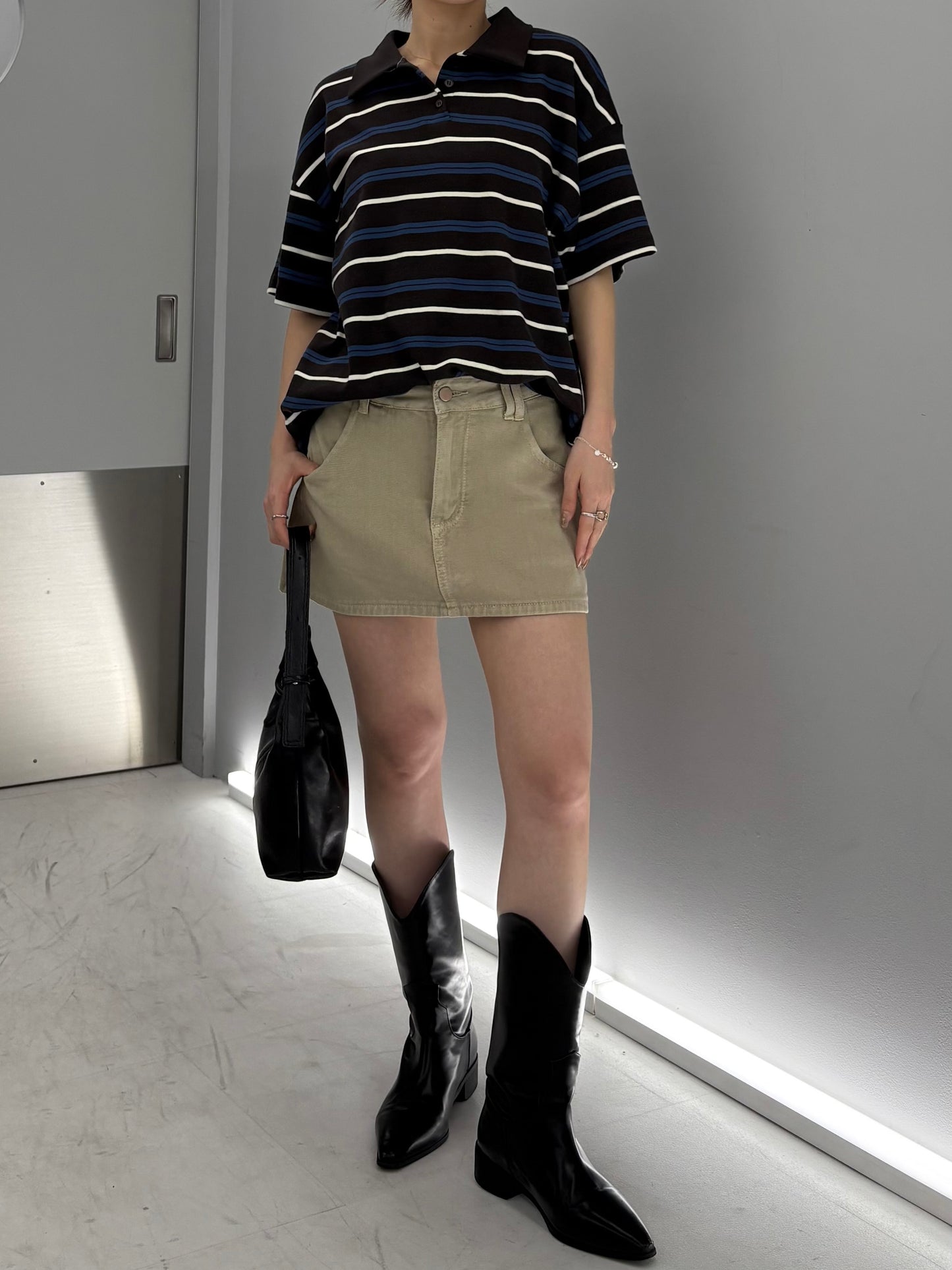 Adult polo half tops