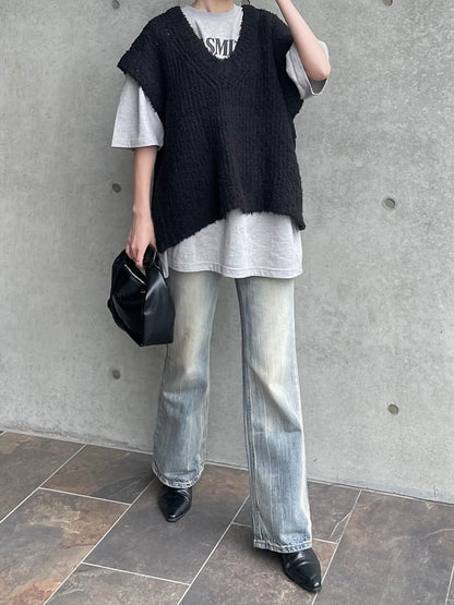 WOOL KNIT VEST