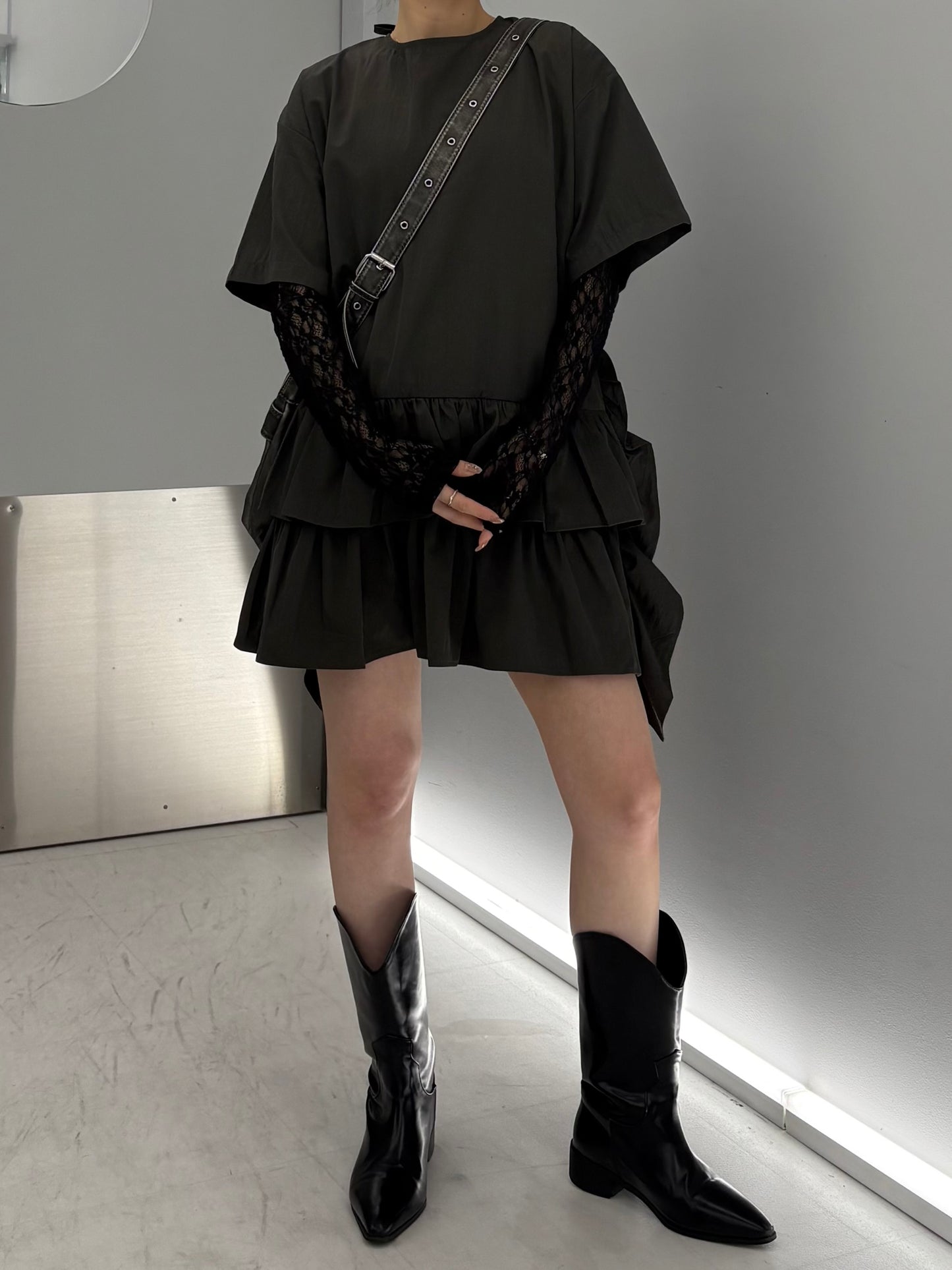 Ruffle shirt op