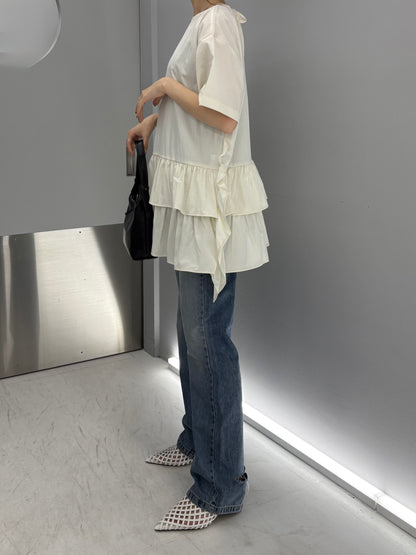 Ruffle shirt op