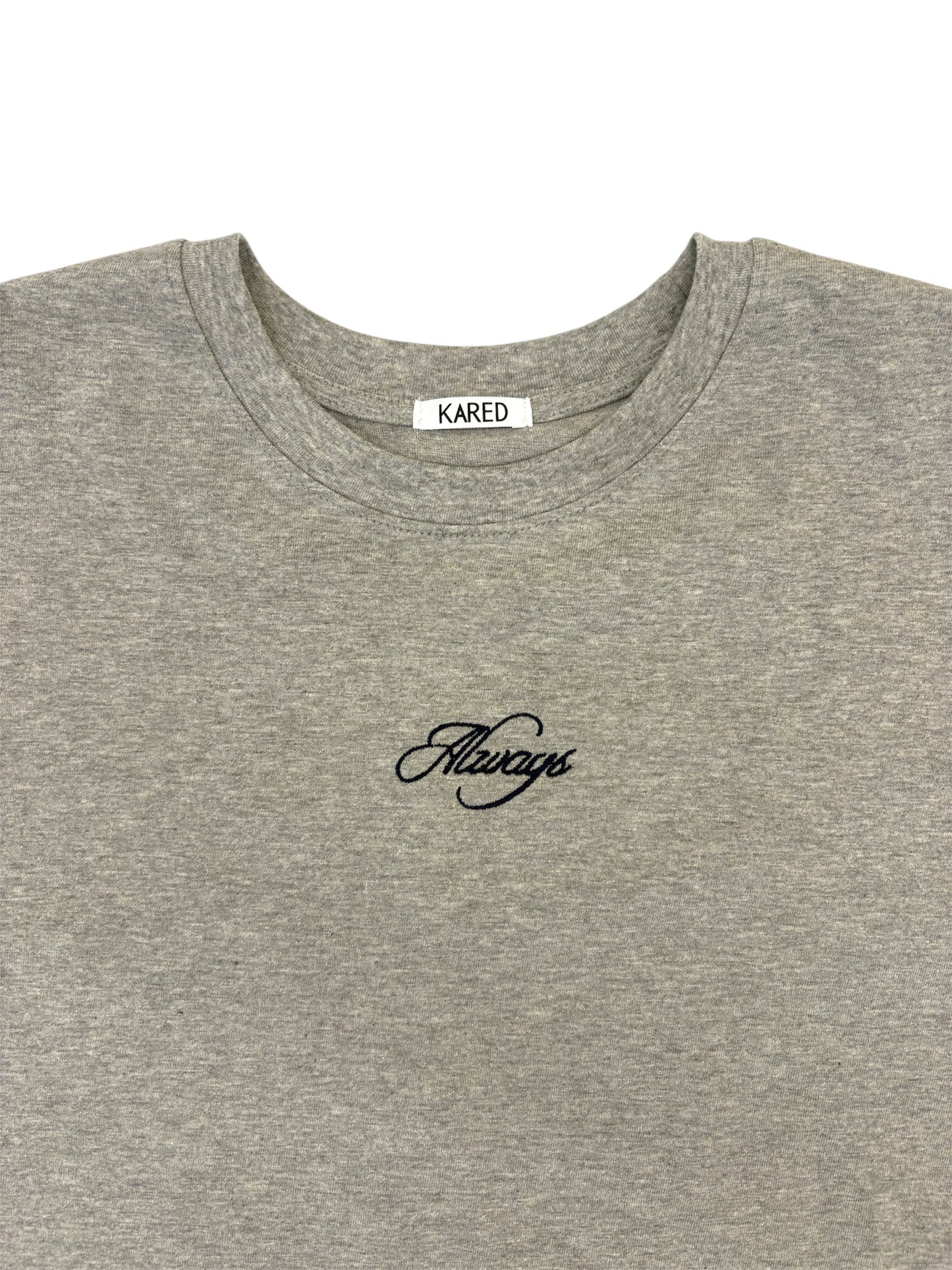Back embroidery T-shirt