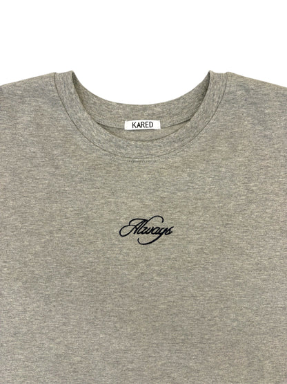Back embroidery T-shirt