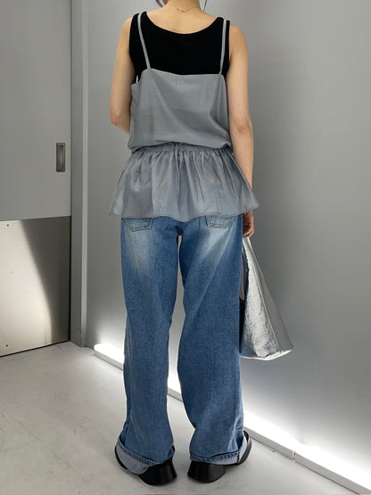 Seethrough layerd cami
