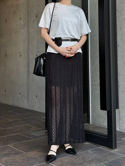 lace i line skirt