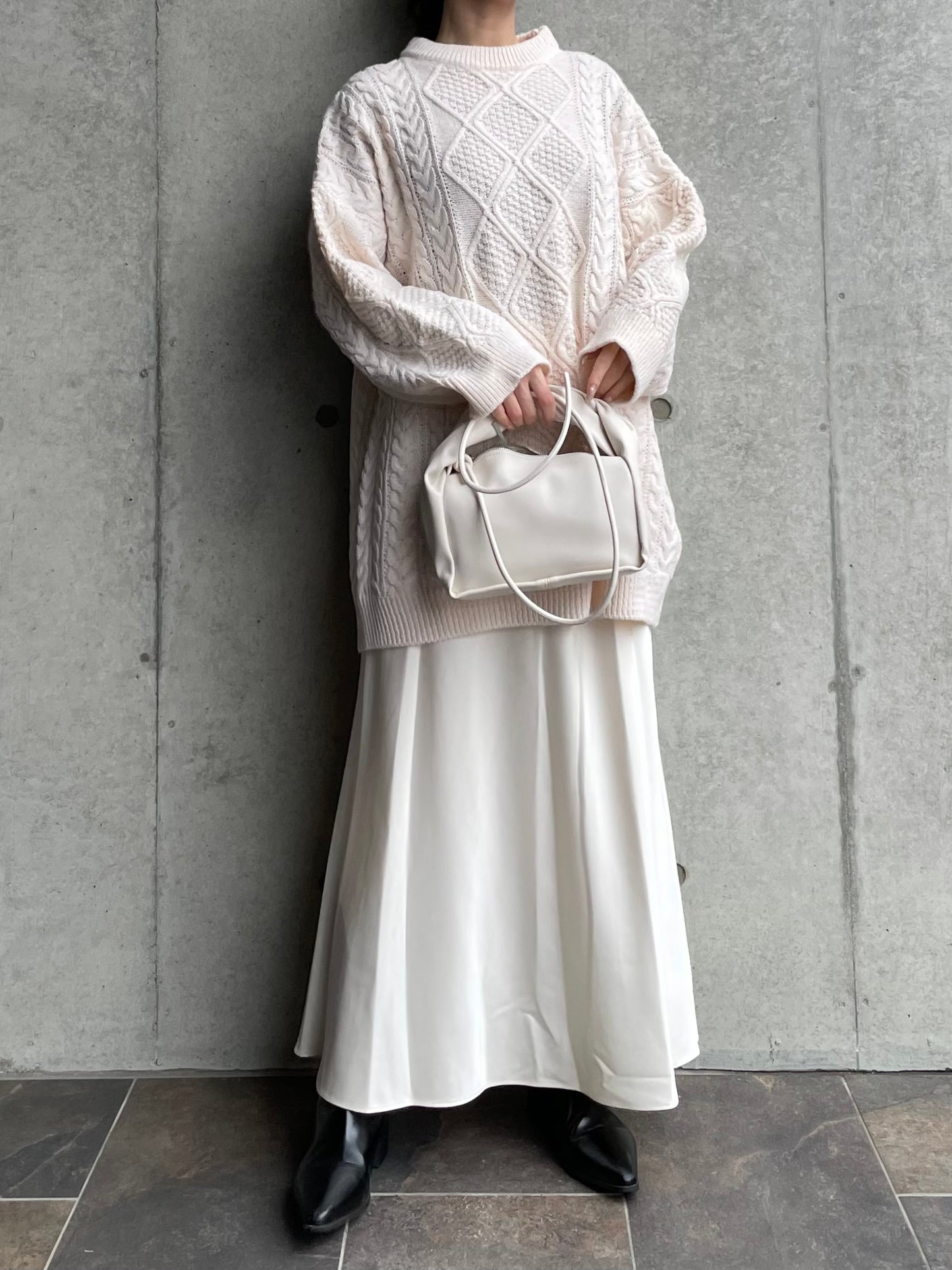 OVER CABLE KNIT