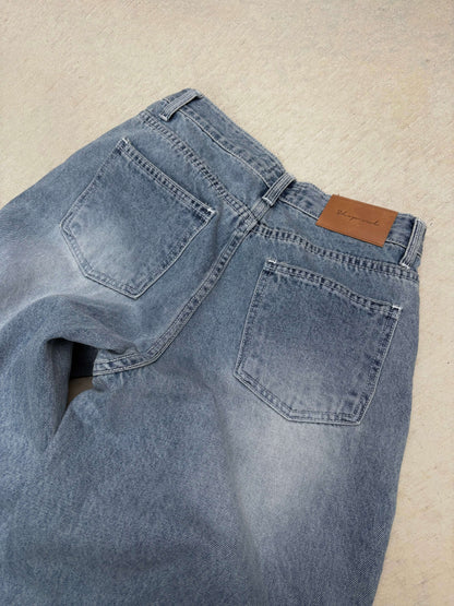 DAMAGE WIDE DENIM